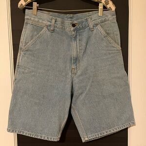 Carhartt ‘Single Knee Short’ in light blue, size 28 (mens)